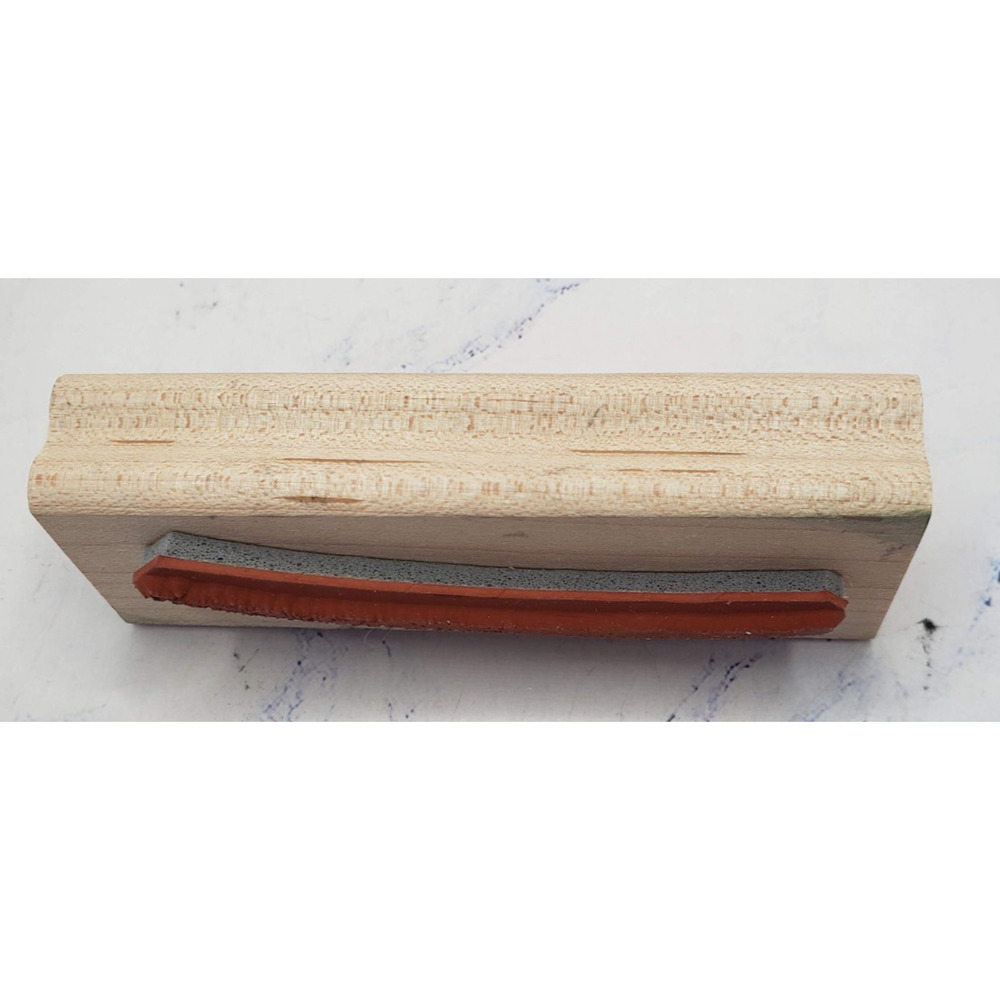 Stampin Up Curved Line Stem Design Crafty Wood Mounted Rubber Stamp - Picture 2 of 7